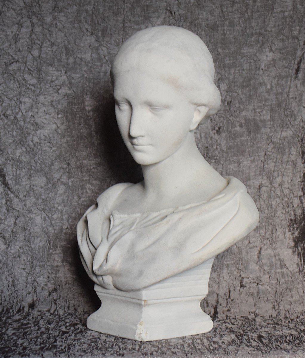 Bust "the Head Of Wicar" Cast From The Louvre Workshops -photo-2