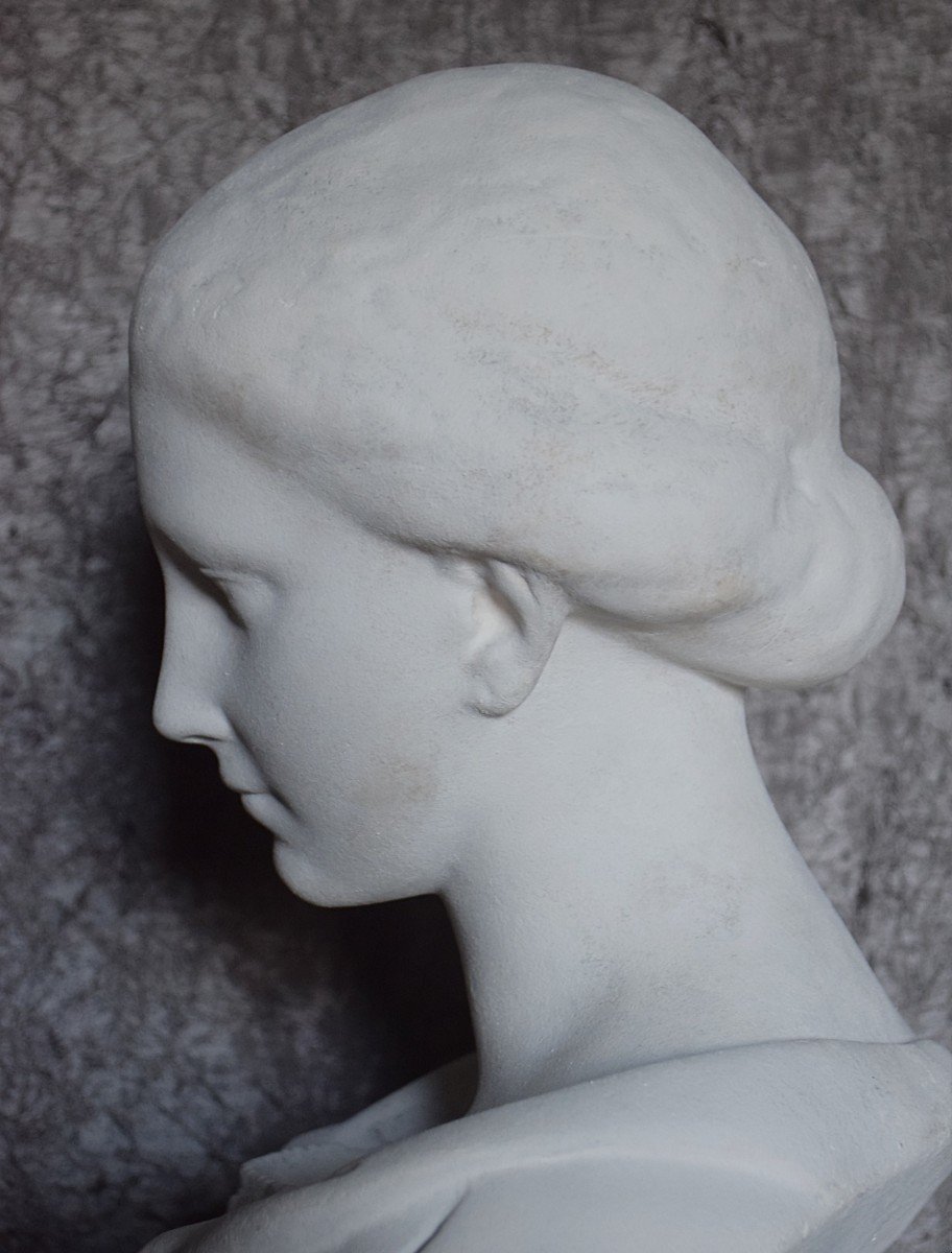 Bust "the Head Of Wicar" Cast From The Louvre Workshops -photo-3