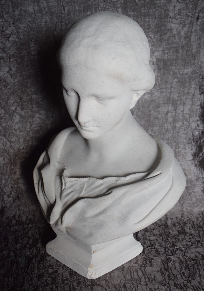 Bust "the Head Of Wicar" Cast From The Louvre Workshops -photo-8