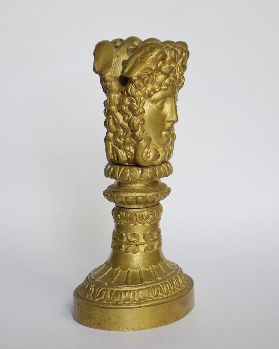 Empire Bronze “medusa” Toothpick Holder -photo-2