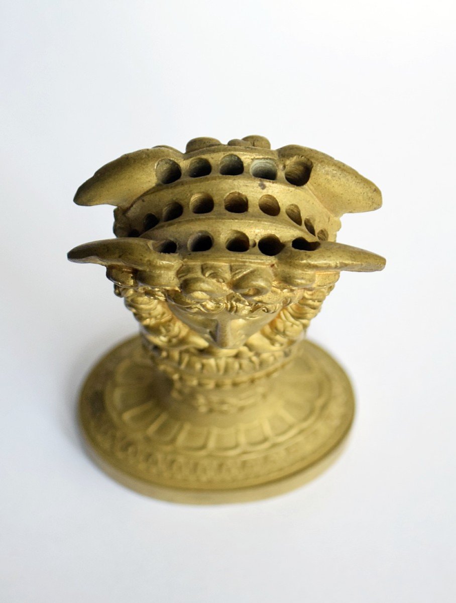 Empire Bronze “medusa” Toothpick Holder -photo-4