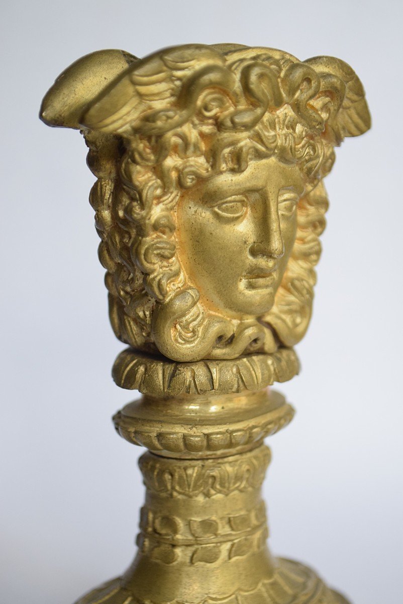 Empire Bronze “medusa” Toothpick Holder -photo-1