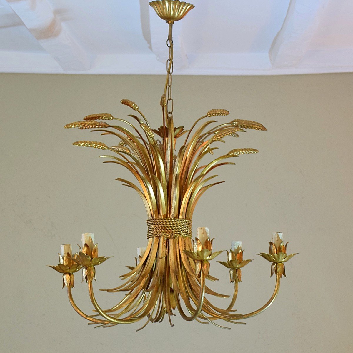 6-light Wheat Ear Chandelier In The Coco Chanel Style-photo-4