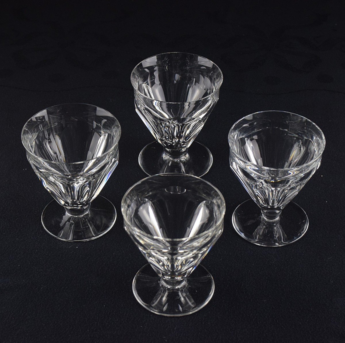 Four Baccarat Talleyrand White Wine Glasses Harcourt-photo-1