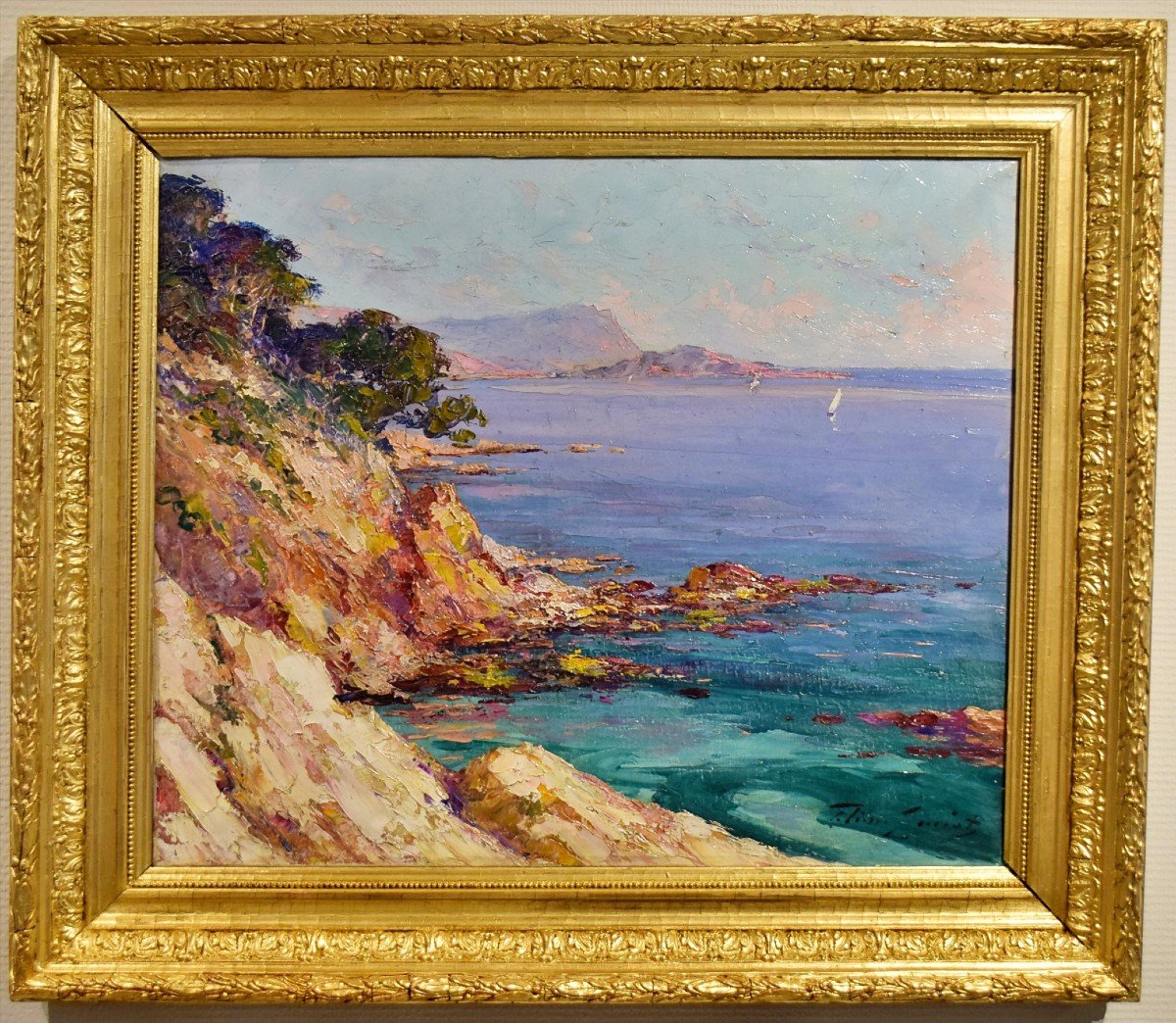 The Esterel By Pierre-paul Emiot (1887-1950) Mediterranean Coast Var -photo-2