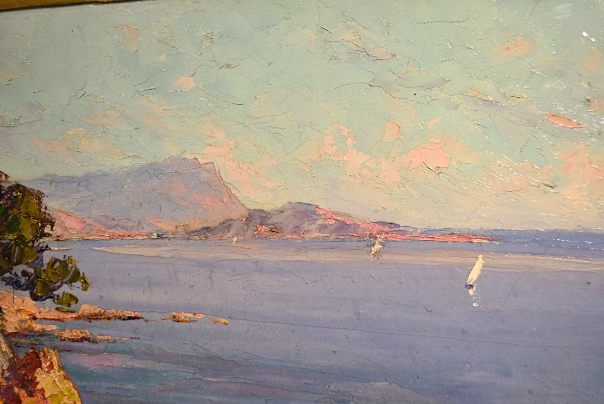 The Esterel By Pierre-paul Emiot (1887-1950) Mediterranean Coast Var -photo-6