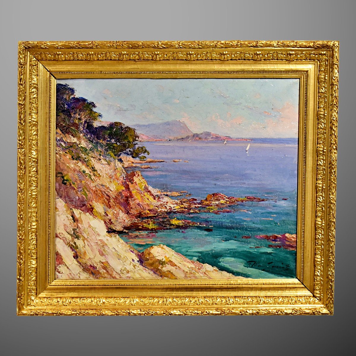 The Esterel By Pierre-paul Emiot (1887-1950) Mediterranean Coast Var 