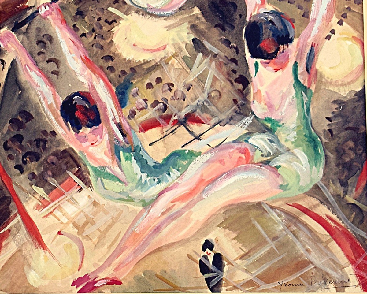 The Ballet Of The Trapeze Artists By Yvonne Préveraud De Sonneville-photo-2