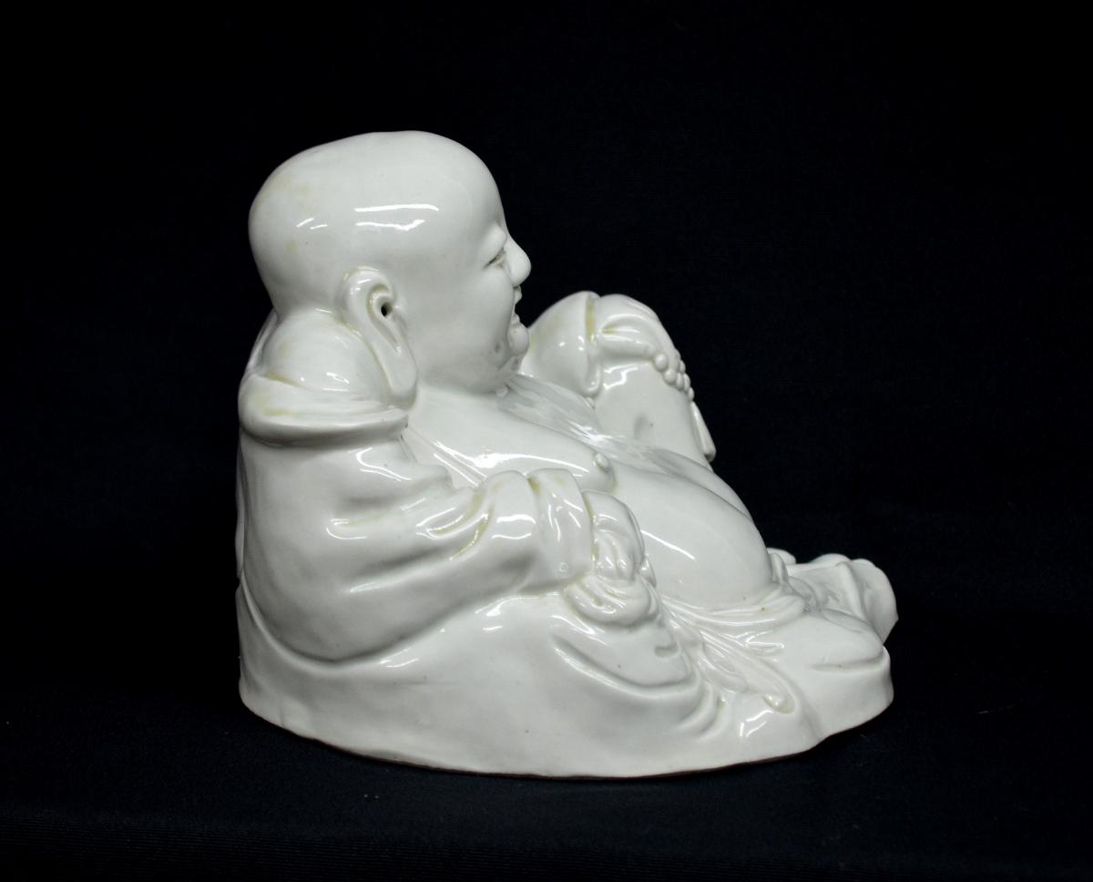 Statuette de Budai en Porcelaine XIXè -photo-4