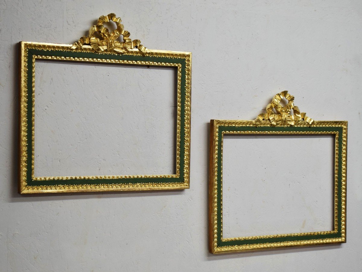 Pair Of Louis XVI - XVIIIth Century Frames-photo-2