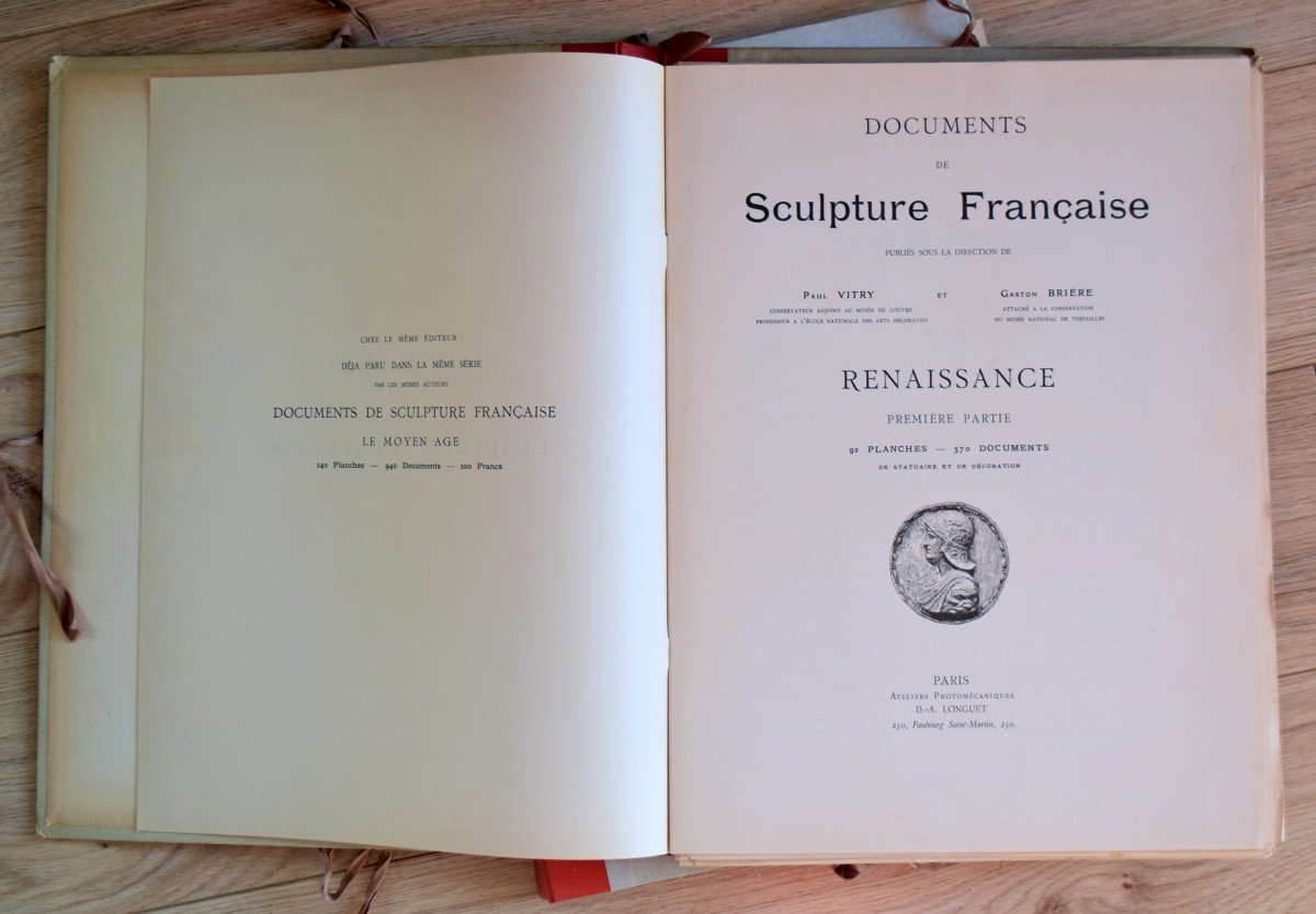 French Renaissance Sculpture Documents P.vitry And G.brière Dalonguet Editor-photo-3