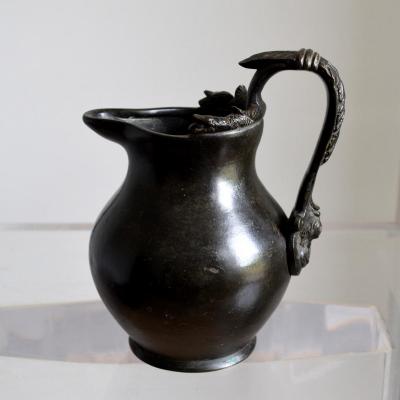 Oenochoe In Bronze Object Of The Grand Tour Nineteenth