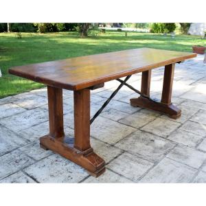 Table de monastère table de ferme Long. 200 cm