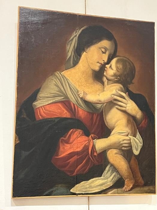 Painting Of The Virgin And Child-photo-2