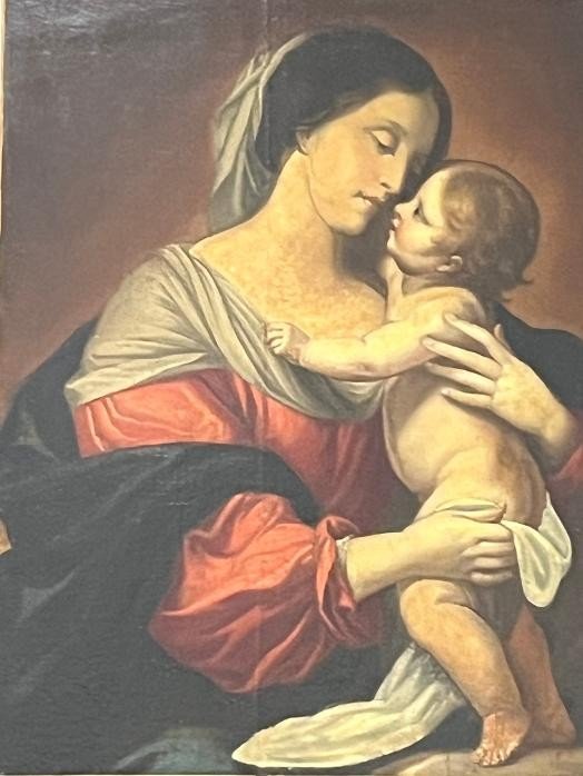 Painting Of The Virgin And Child