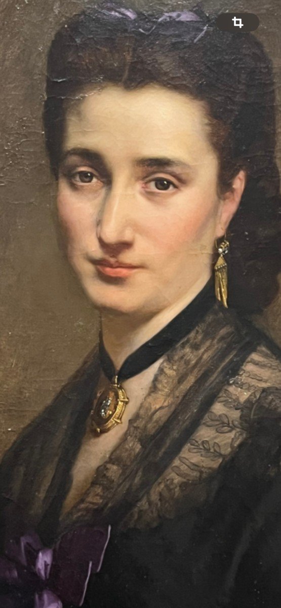 Portrait Of A Woman 19th Century-photo-3