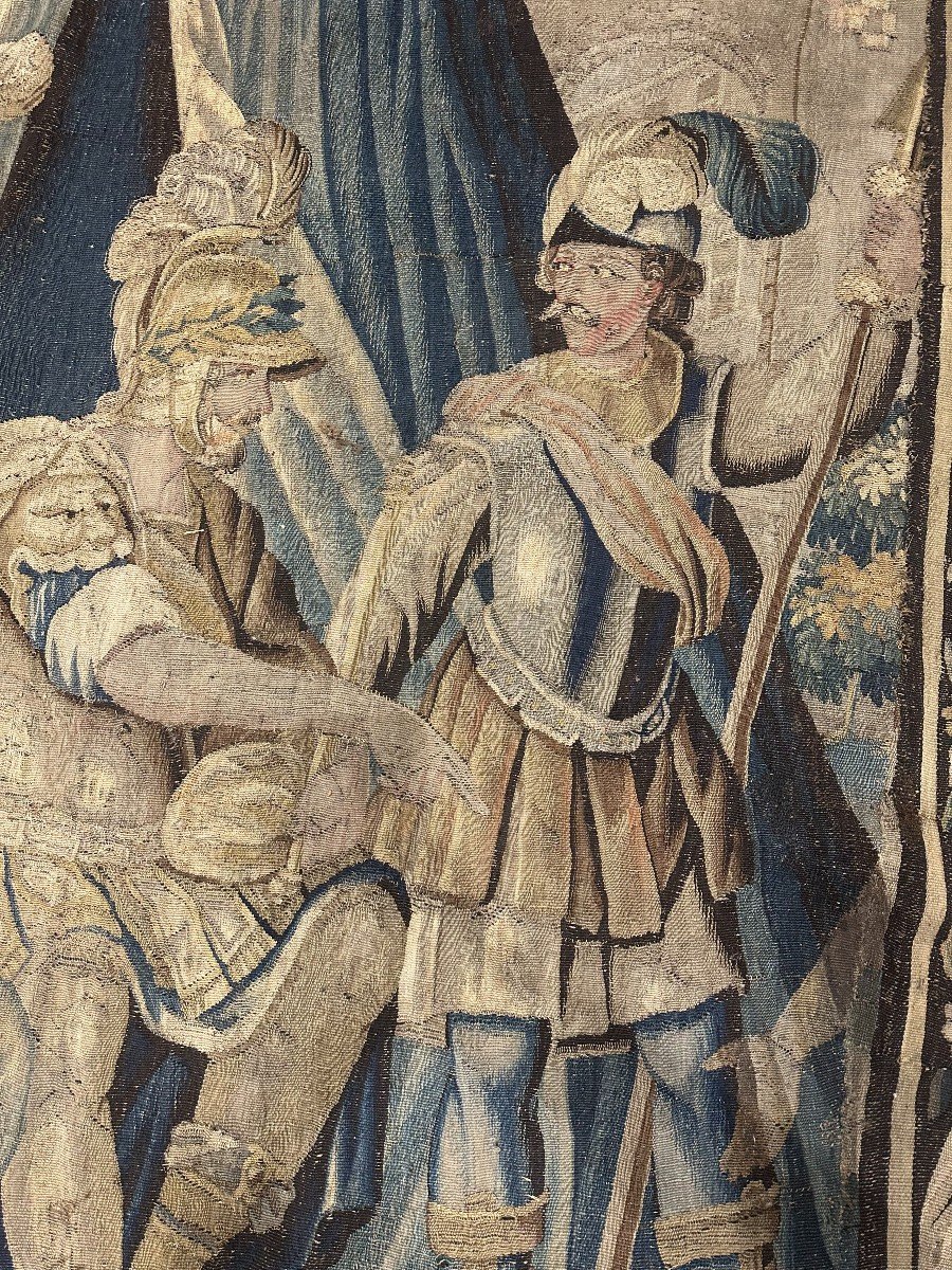 Aubusson Tapestry: Achilles Under The Tent-photo-2