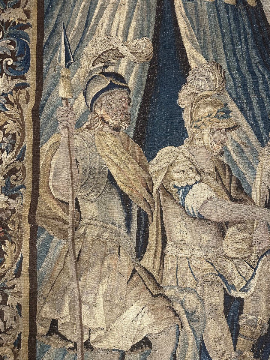 Aubusson Tapestry: Achilles Under The Tent-photo-3