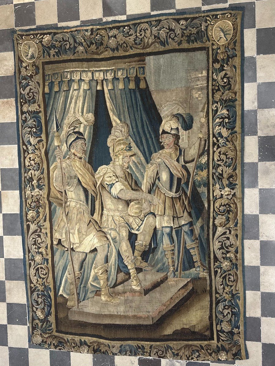 Aubusson Tapestry: Achilles Under The Tent