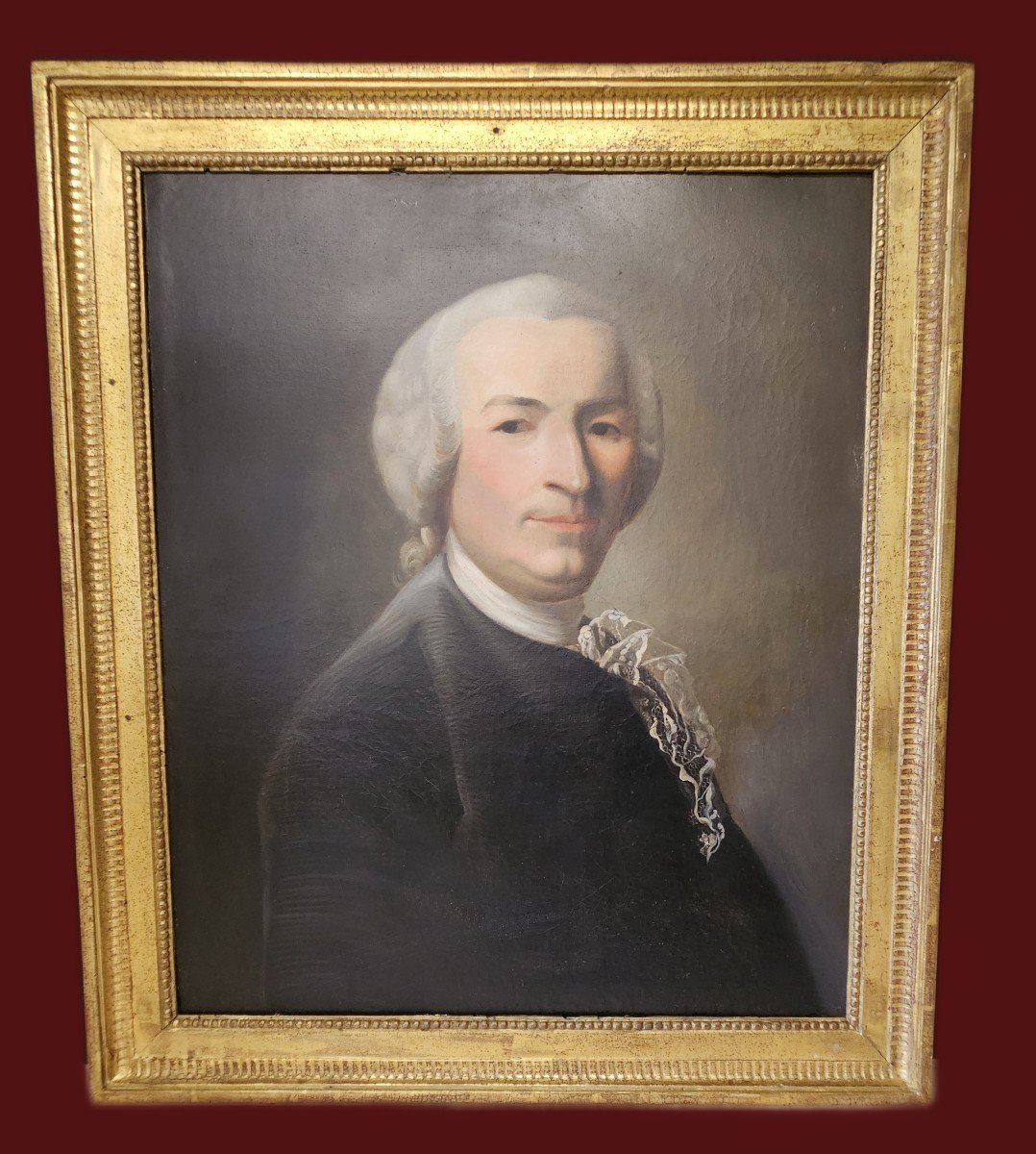 French School Of The 18th Century Portrait Of A Gentleman