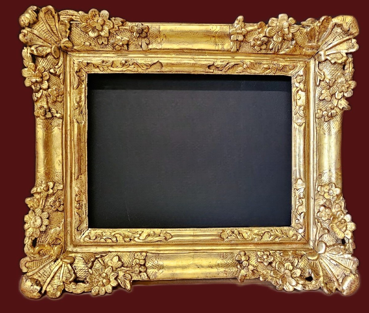 Carved And Gilded Wood Frame From The 18th Century Louis XIV Period