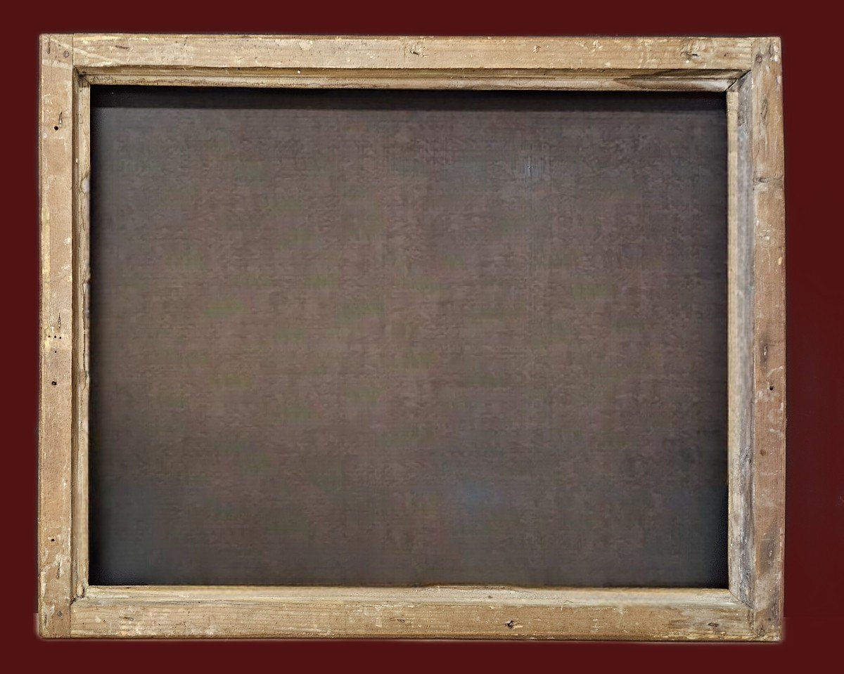 18th Century Gilded And Sculpted Frame, Louis XVI Period-photo-4