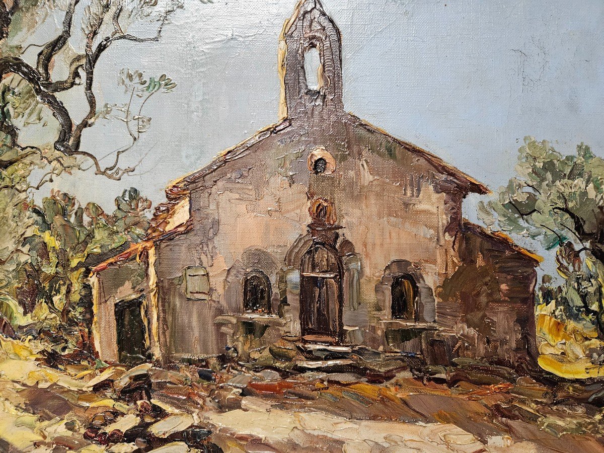 Henri Mege 1904 1984 Sainte Trinide Chapel In Sanary-photo-3