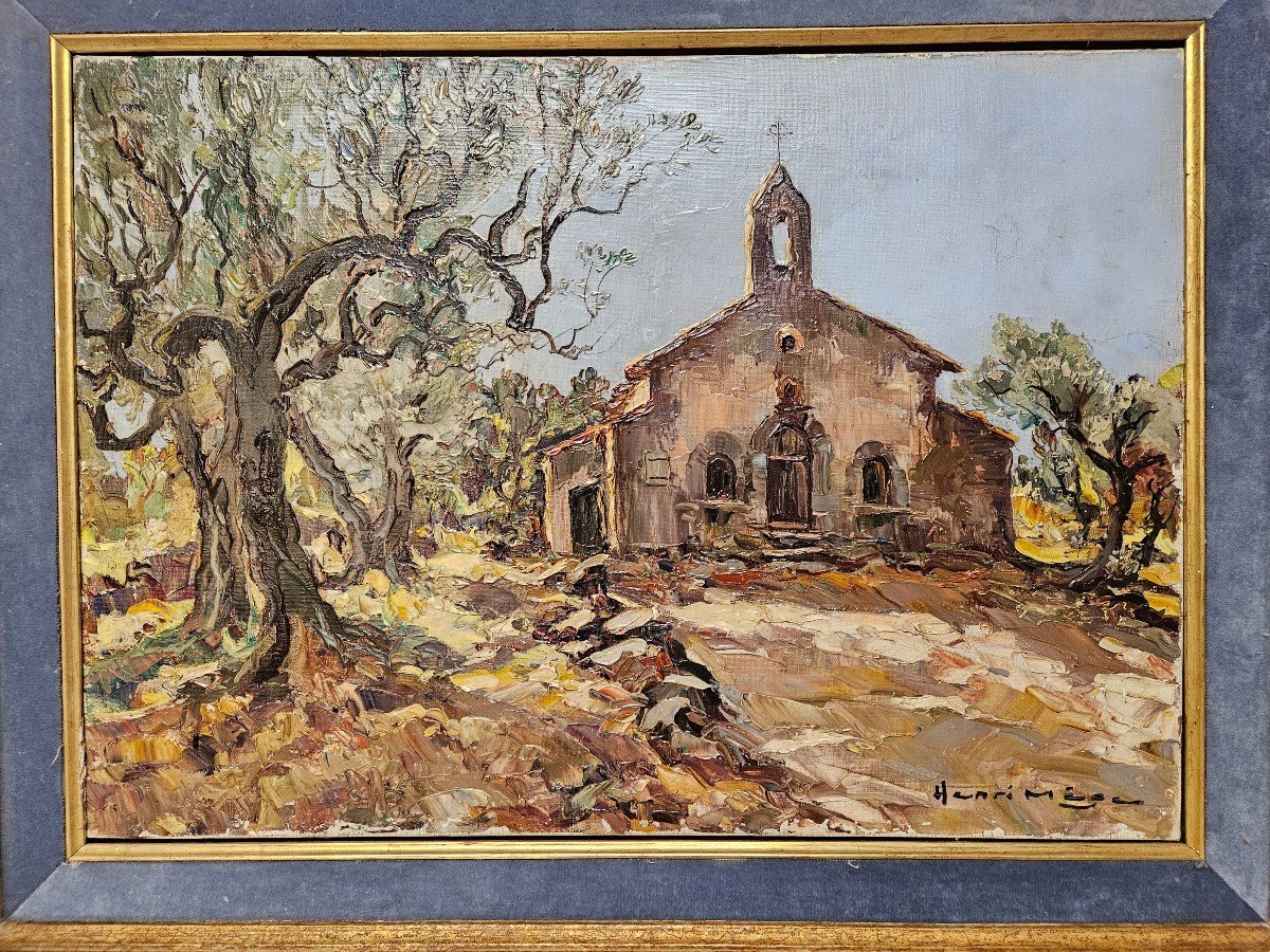 Henri Mege 1904 1984 Sainte Trinide Chapel In Sanary-photo-4