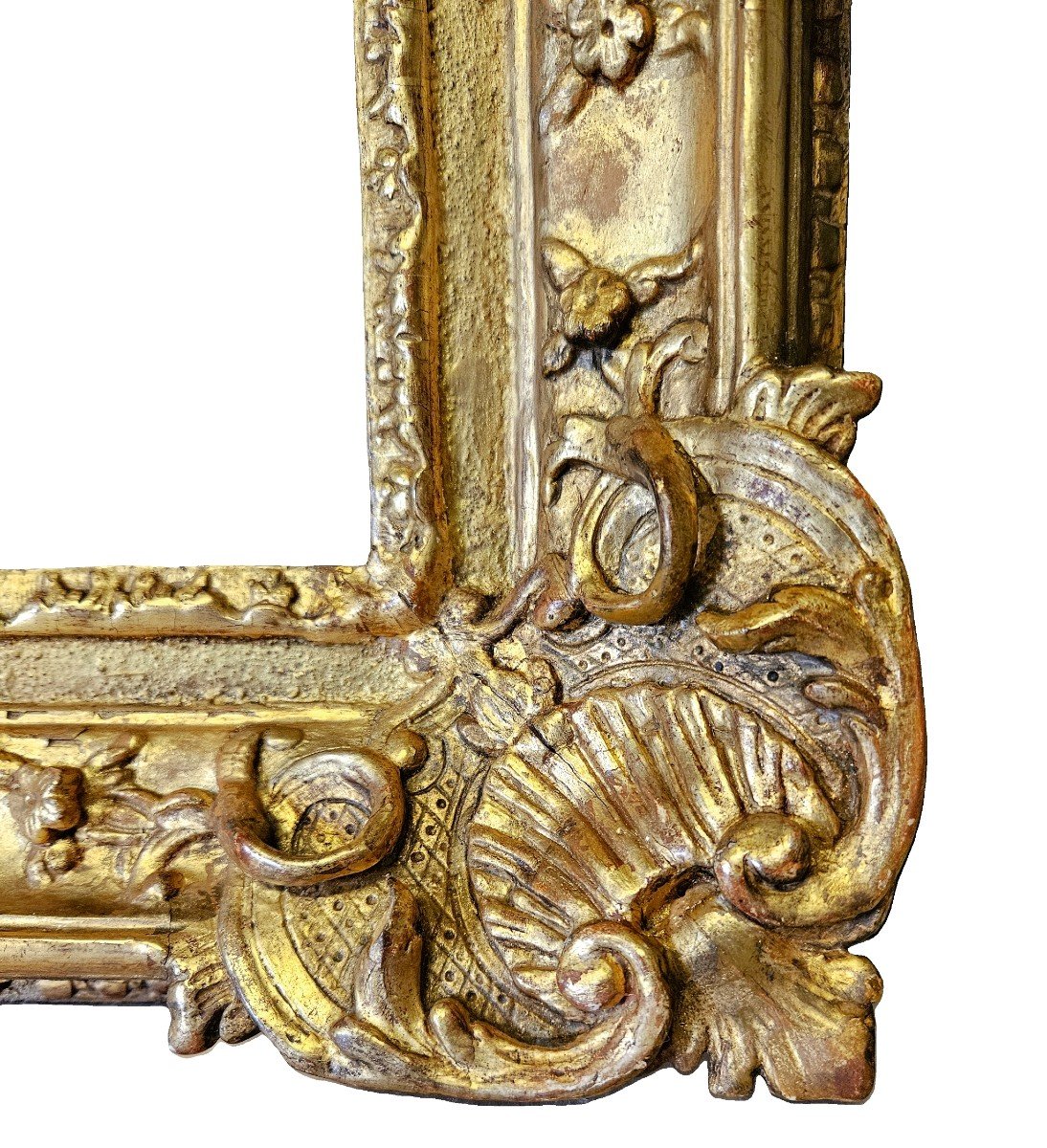 Louis XV Period Carved And Gilded Wooden Frame-photo-2