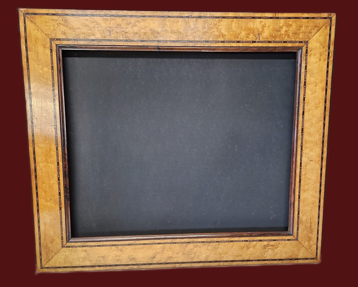 Set Of Four 19th Century Elm Burl Frames-photo-2