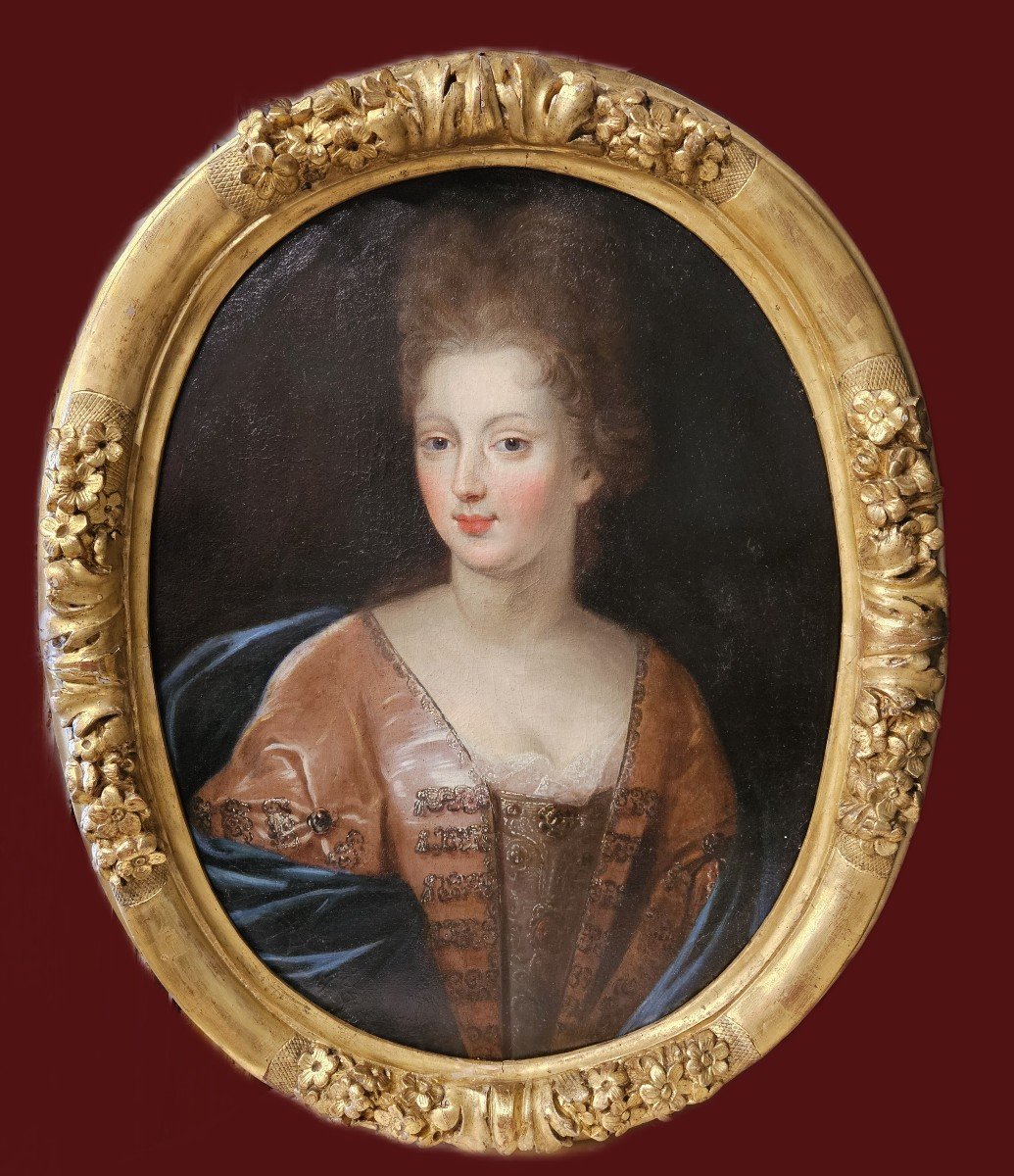 Portrait De Dame Ecole Française Du XVIIème Siècle