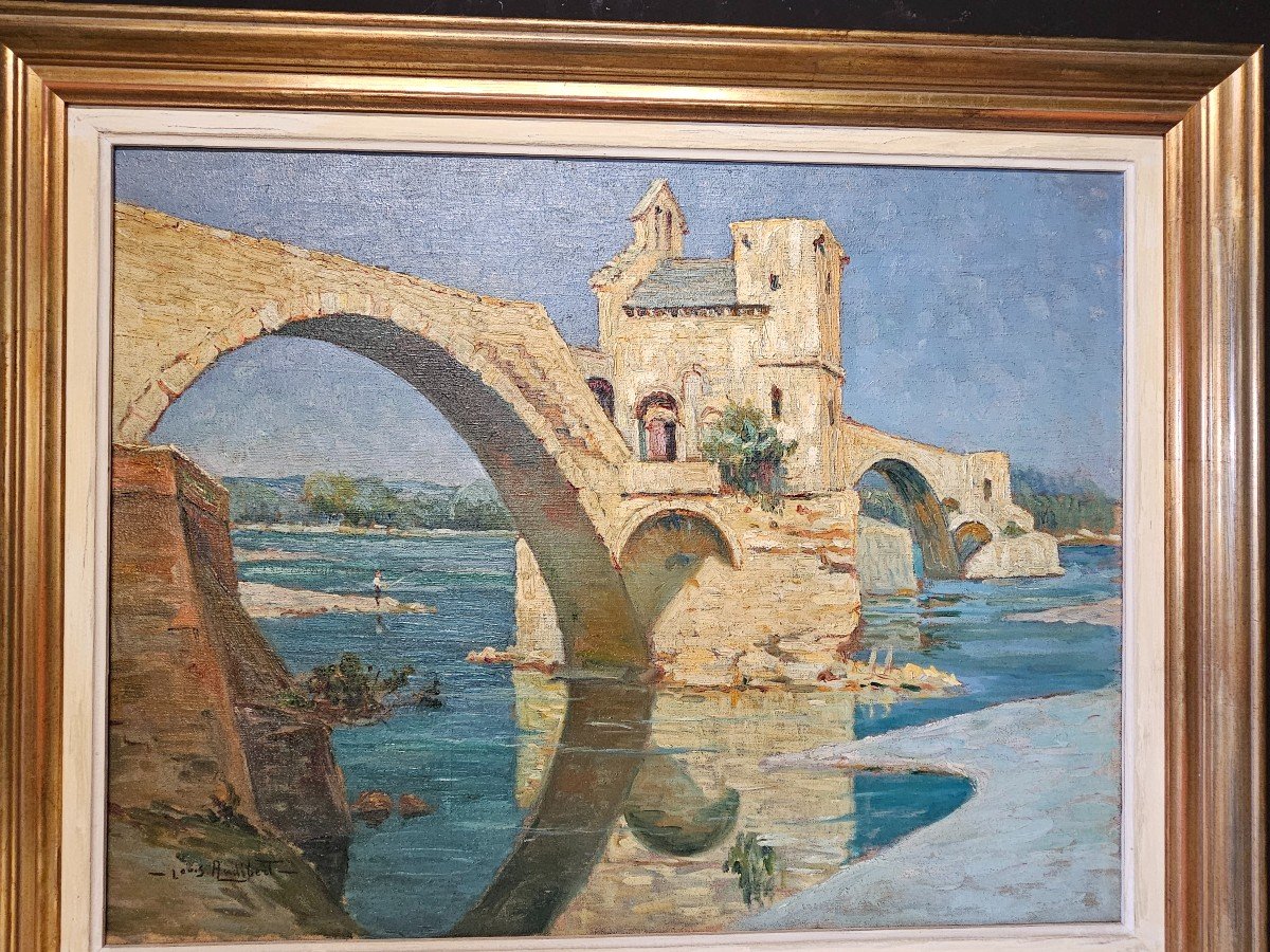 Louis Audibert 1880 1983 Le Pont d'Avignon-photo-4