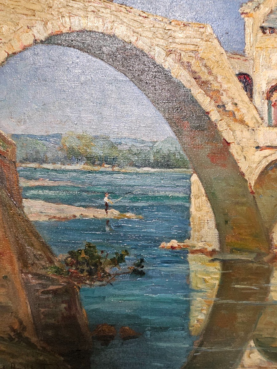 Louis Audibert 1880 1983 Le Pont d'Avignon-photo-2