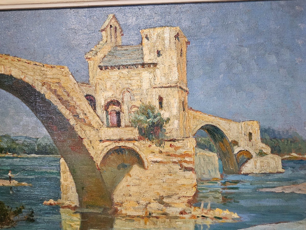 Louis Audibert 1880 1983 Le Pont d'Avignon-photo-3