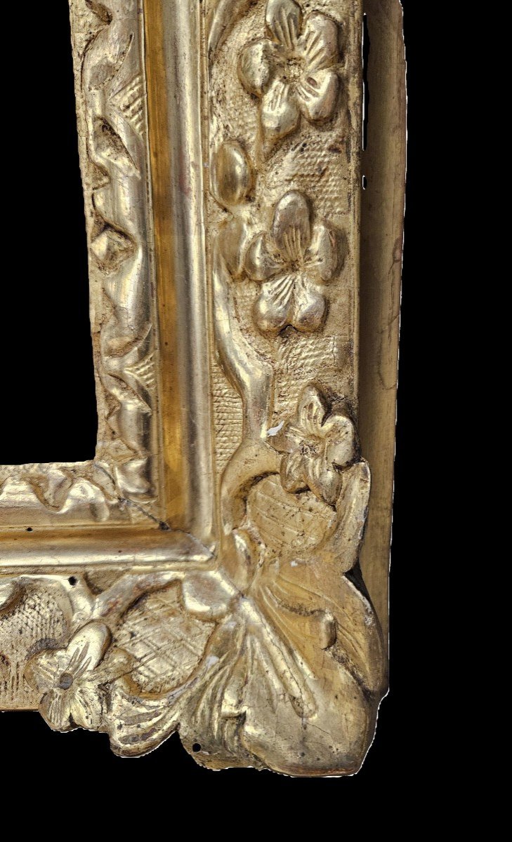 18th Century Gilded And Carved Frame-photo-3