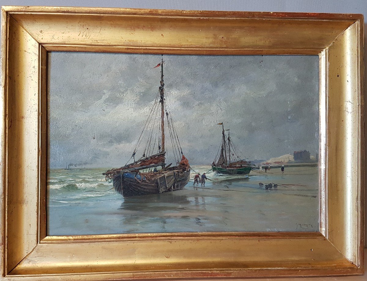 Marine Painting By Georges Maroniez 1865 1933