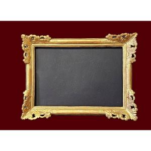 Golden And Carved Frame From The 18th Century