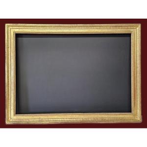 Large Frame In Gilded And Carved Wood From The 18th Century Louis XVI Period