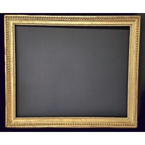 Large Frame In Gilded And Carved Wood From The 18th Century Louis XVI Period