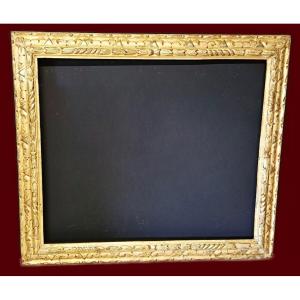 Golden And Carved Frame From The 17th Century Italy
