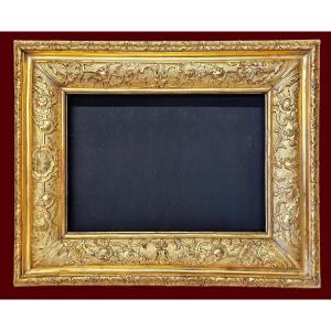 18th Century Gilded And Carved Oak Frame