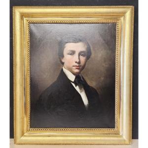 Portrait Of A Young Man From The 19th Century