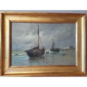 Tableau Marine Par Georges Maroniez 1865 1933