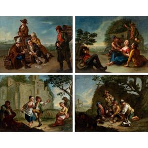 Four Paintings Children