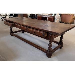 Important And Rare Large Walnut Table