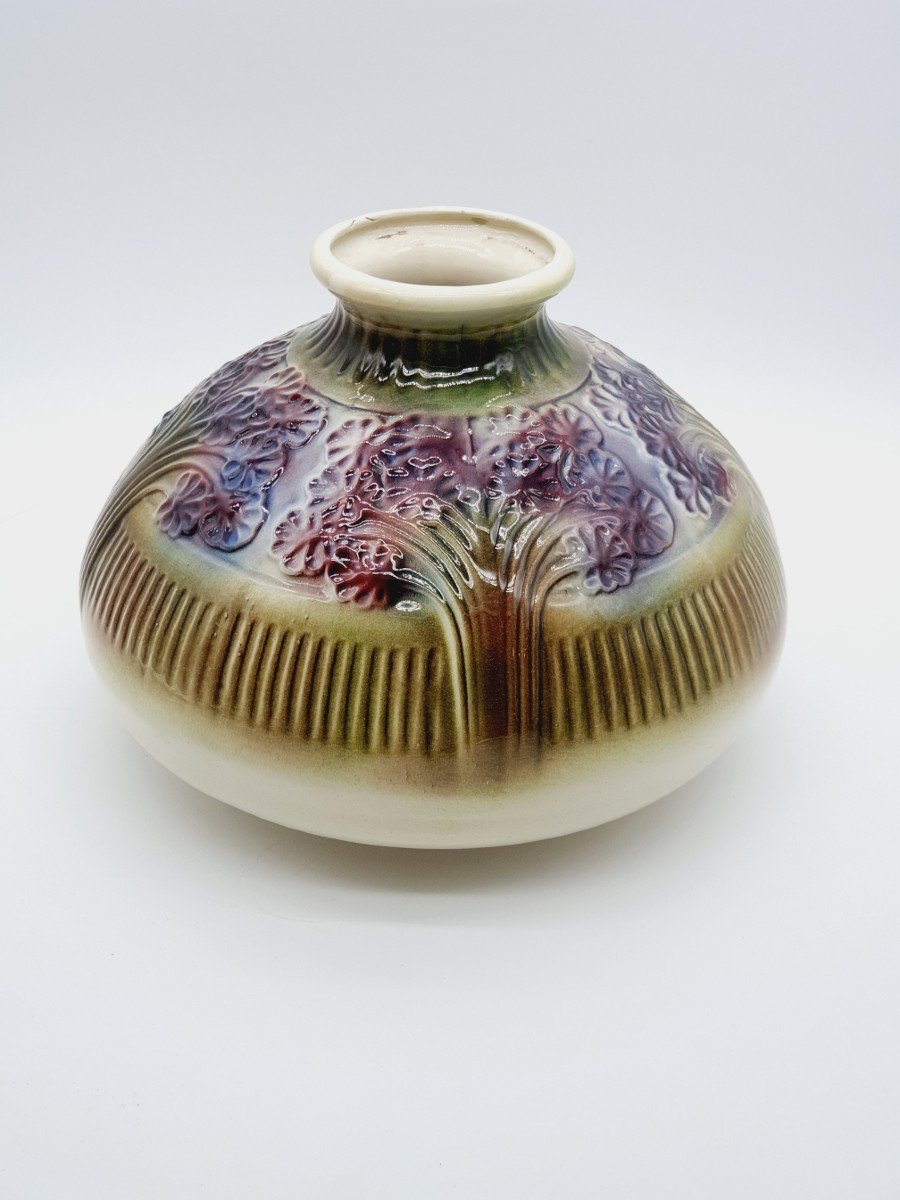 Saint Clement Barbotine Spinning Top Vase-photo-1