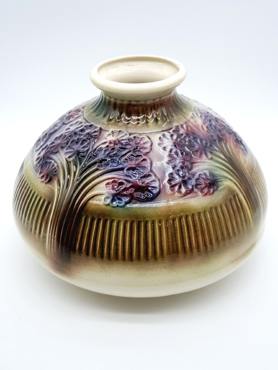 Saint Clement Barbotine Spinning Top Vase