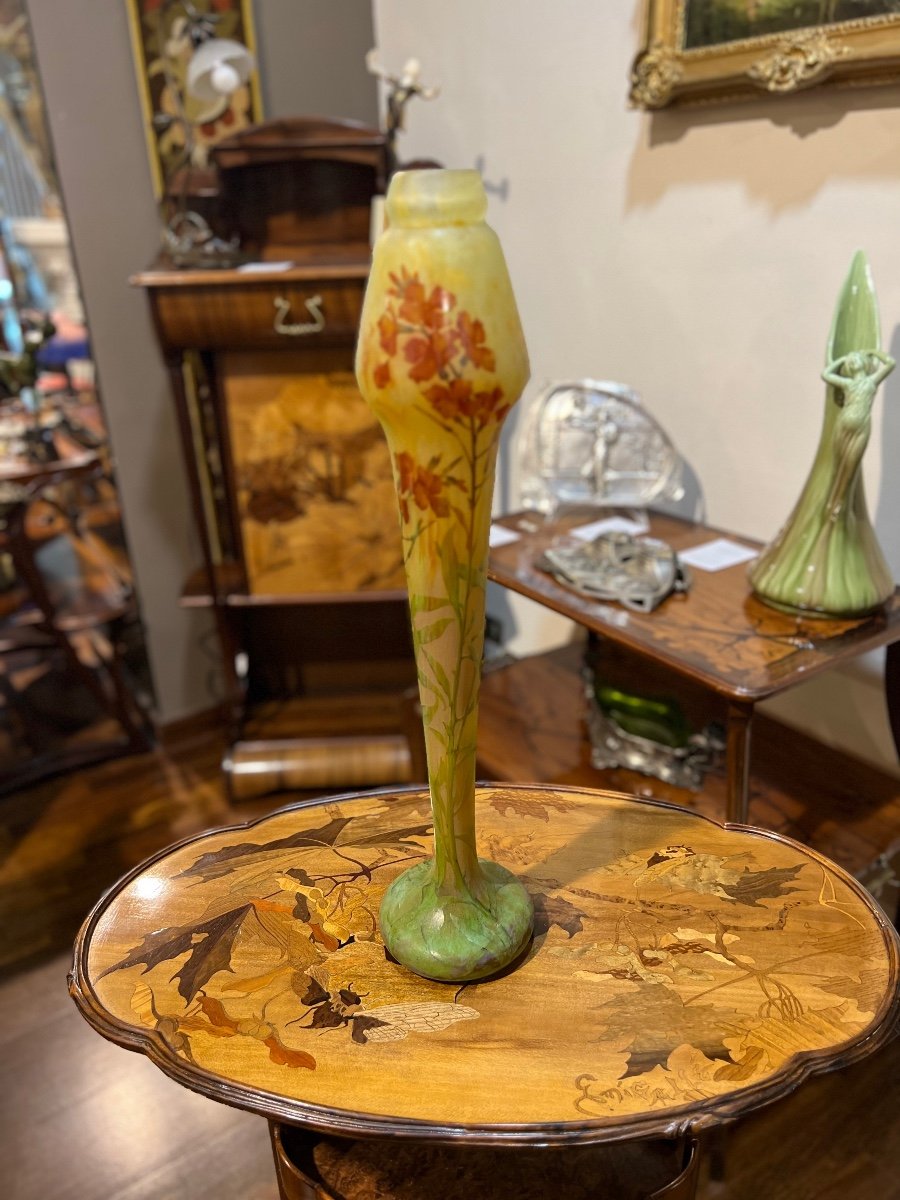 Large Art Nouveau Vase Daum Nancy-photo-3