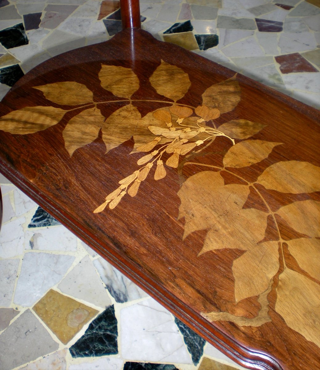 Seascape - Gallè Art Nouveau Table-photo-3