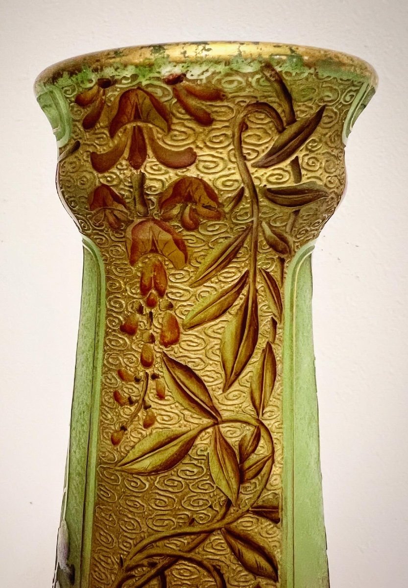 Glycine - Vase Art Nouveau Daum Nancy-photo-2